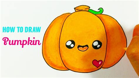 How To Draw a Pumpkin (Step by Step Pictures) Pumpkin