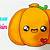 how to draw a cute pumpkin step by step