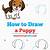 how to draw a cute puppy easy step by step