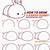 how to draw a cute rabbit step by step