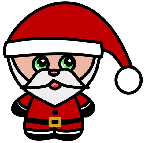 Cute Santa Drawing Free download on ClipArtMag