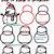 how to draw a cute snowman step by step