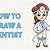 how to draw a dentist step by step