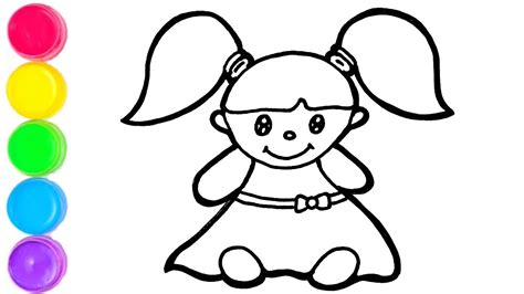 How to Draw a Doll Really Easy Drawing Tutorial