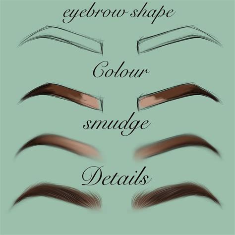 Pin by Sandhya Sandhya reddy on drawing s Eyebrows step