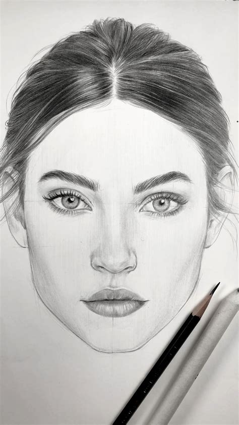 Sketch Realistic Face 1000 Ideas About Drawing Faces On