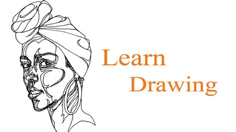 One Line Drawing Face at Explore