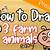 how to draw a farm with animals step by step