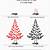 how to draw a fir tree step by step