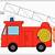 how to draw a fire truck step by step easy