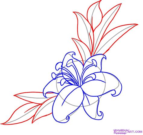 floweer Easy flower drawings, Flower drawing tutorials