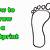 how to draw a footprint step by step