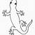 how to draw a gecko easy