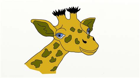 How To Draw Giraffe Easy Drawing Giraffe For Children Step