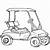 how to draw a golf cart step by step