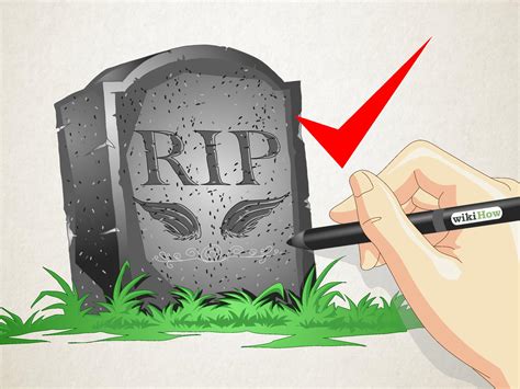 How to Draw a Gravestone 11 Steps (with Pictures) wikiHow