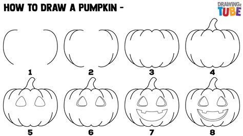 Huge Guide to Drawing Cartoon Pumpkin Faces / Jack O