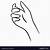 how to draw a hand holding something