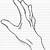 how to draw a hand reaching out step by step