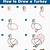 how to draw a hand turkey step by step