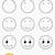 how to draw a happy face step by step