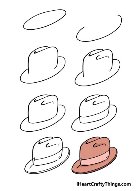 Drawing the hat in men's fashion Drawing Refe...