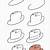 how to draw a hat on a person