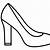 how to draw a high heel shoe