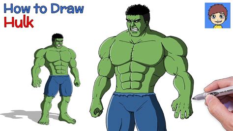 How to Draw Hulk (Step by Step Pictures) Cool2bKids