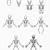 how to draw a human skeleton step by step easy