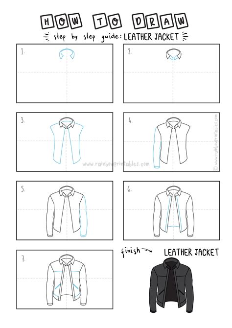 How to Draw a Jacket Really Easy Drawing Tutorial
