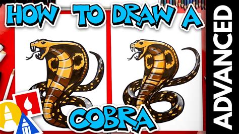 How To Draw A King Cobra Snake
