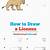 how to draw a lioness easy step by step