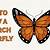how to draw a monarch butterfly easy drawing