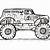 how to draw a monster truck step by step