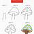 how to draw a mushroom easy step by step