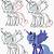 how to draw a my little pony step by step
