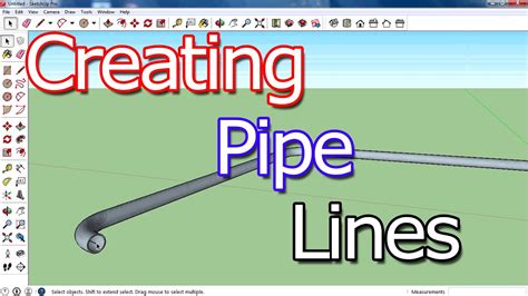How to Make Pipe Fittings In SketchUp YouTube