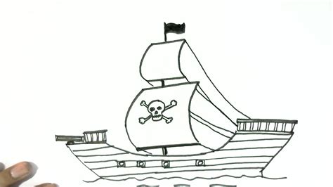 Santillan Dibujante Barco Pirata Pirate Ship