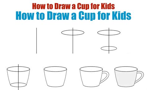 Learn To Draw Cup Of Coffee Coffee Cup Step By Step Drawings