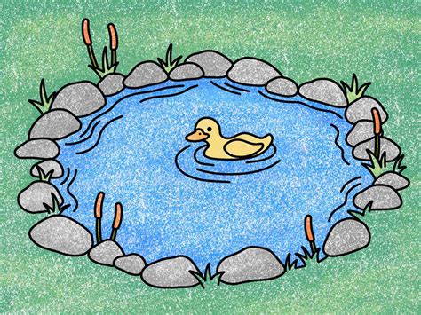 How To Draw A Pond Step By Step 404 Coloring Pages