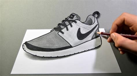 Shoes Drawing, Pencil, Sketch, Colorful, Realistic Art