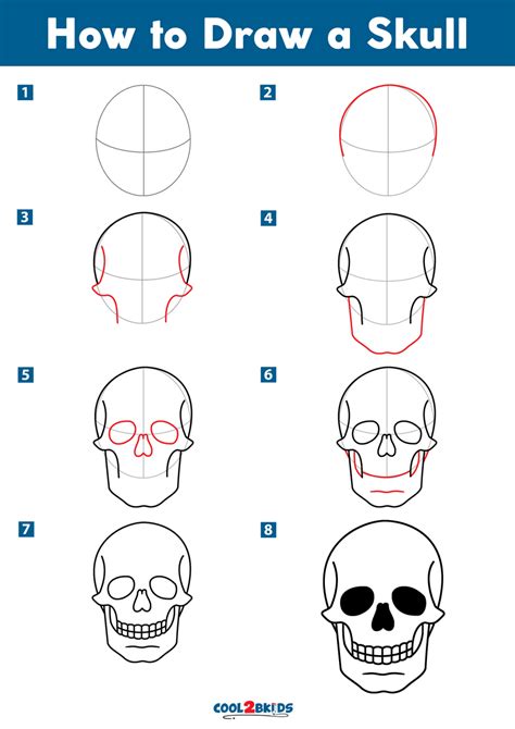 How to Draw a Skull · Art Projects for Kids