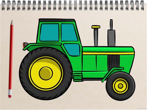 Drawing tractor