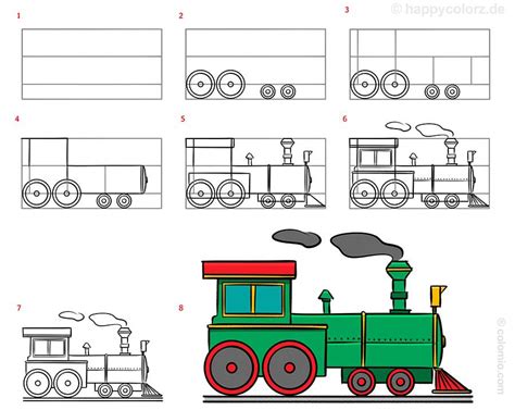 Train Drawing Outline at Explore