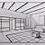how to draw a room in 2 point perspective