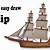 how to draw a sailing ship step by step