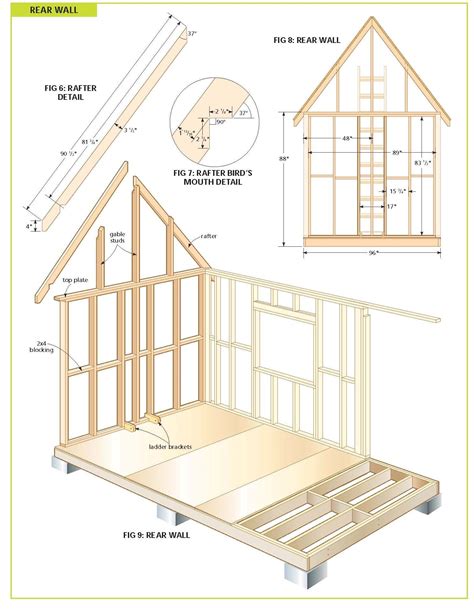 8x8 Lean to Shed Free DIY Plans HowToSpecialist How
