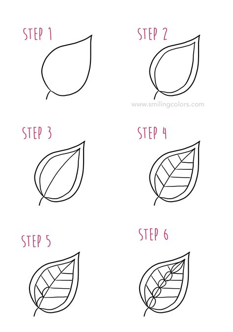 How to draw a leaf step by step (very easy) Art video