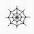 how to draw a simple spider web